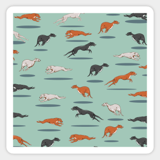 Greyhound Pattern Sticker